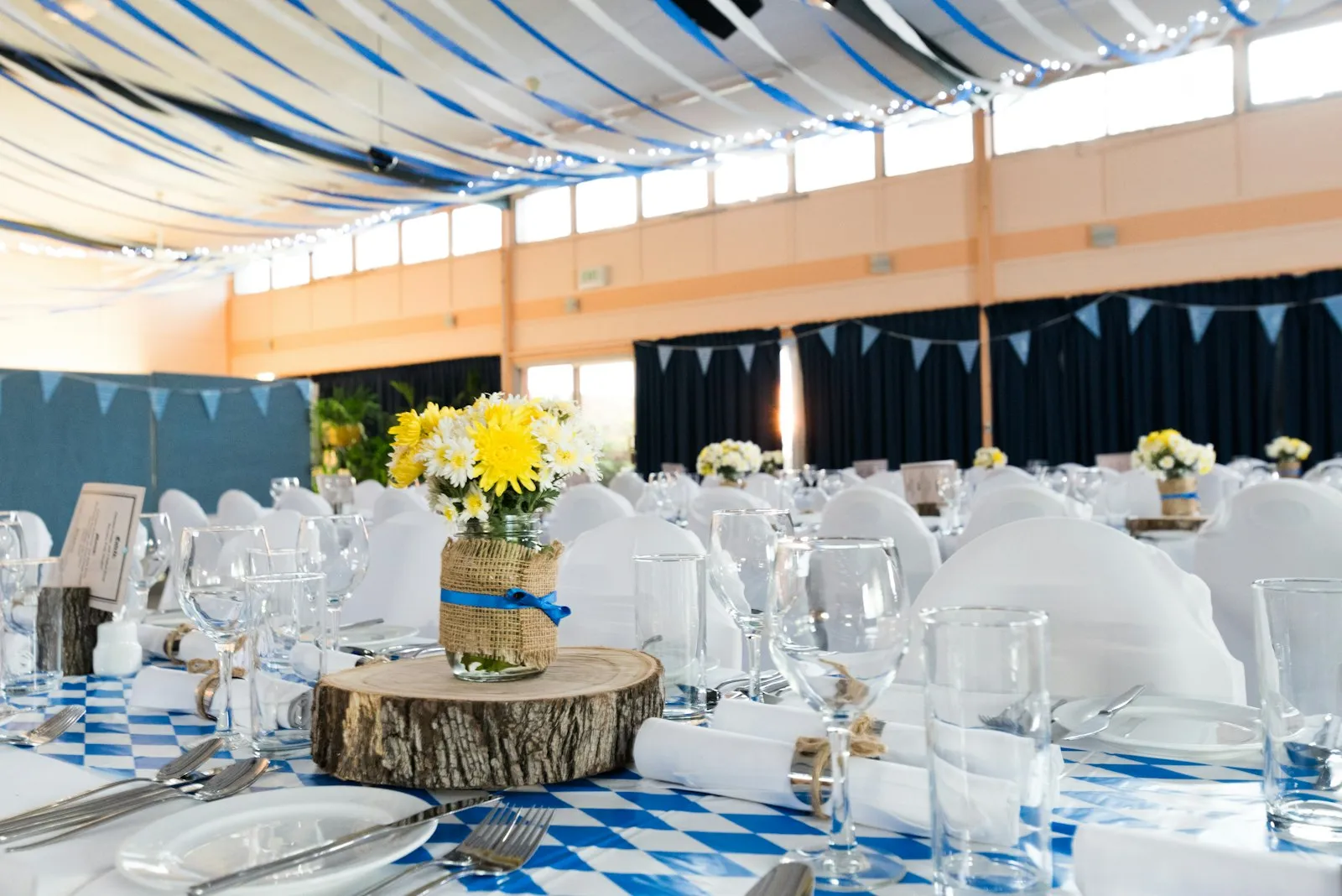 Destination wedding overlooking coastal cliffs