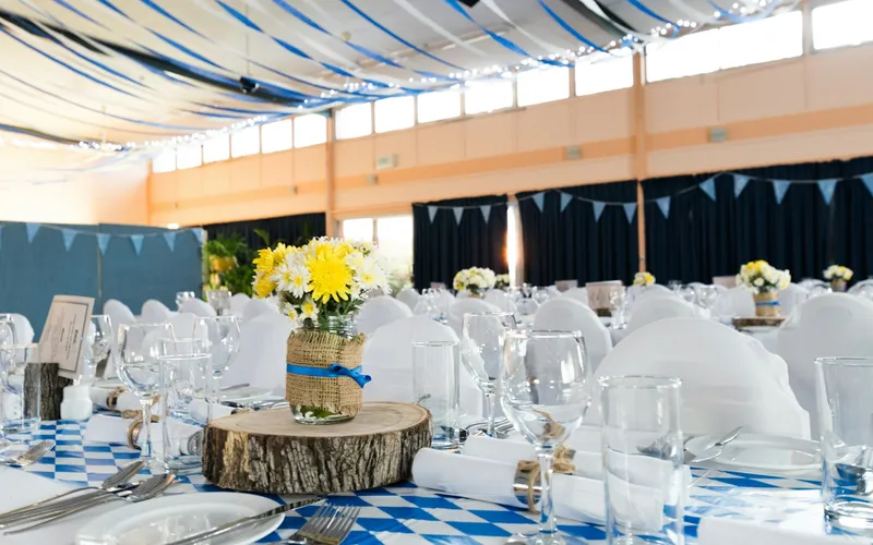 Outdoor destination wedding ceremony overlooking the sea