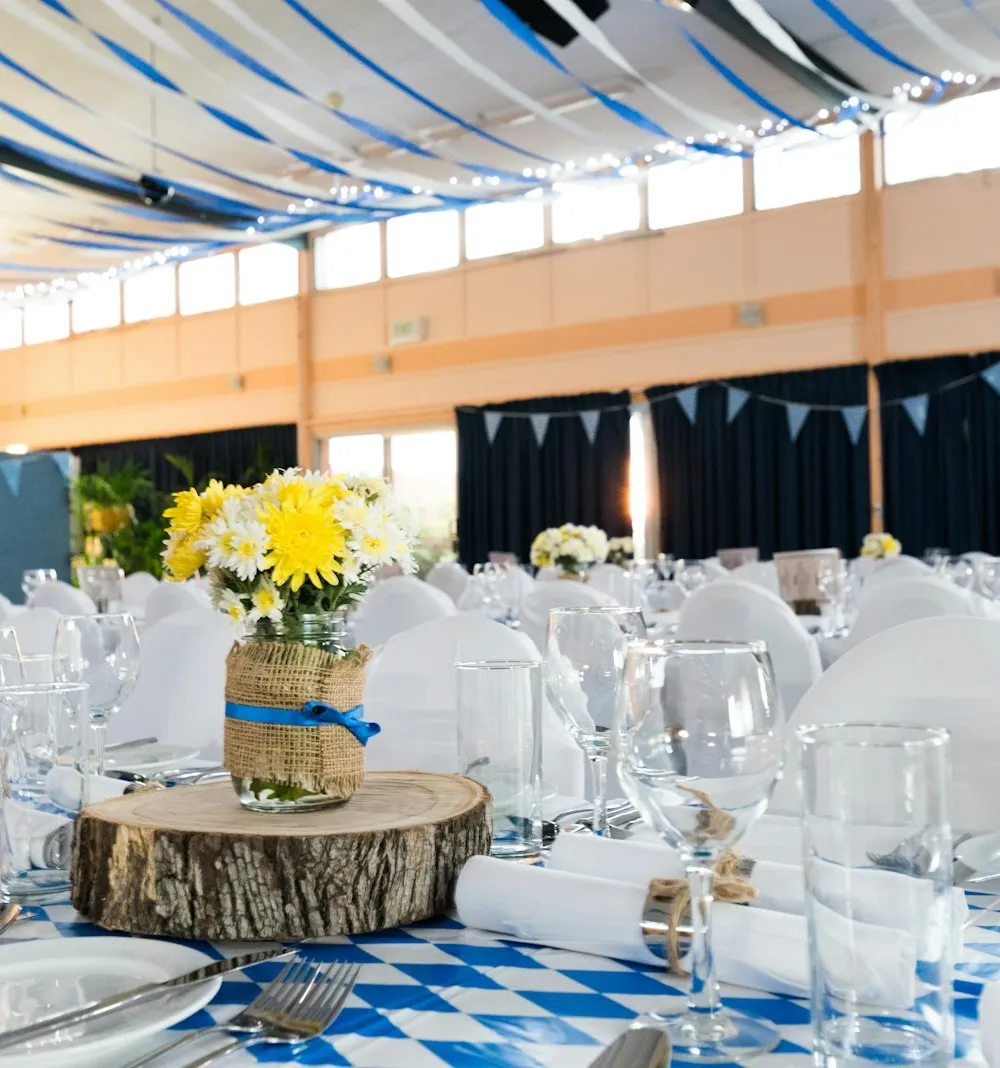 Destination wedding overlooking coastal cliffs