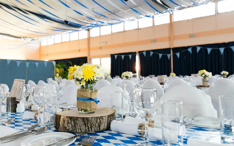 Outdoor destination wedding ceremony overlooking the sea