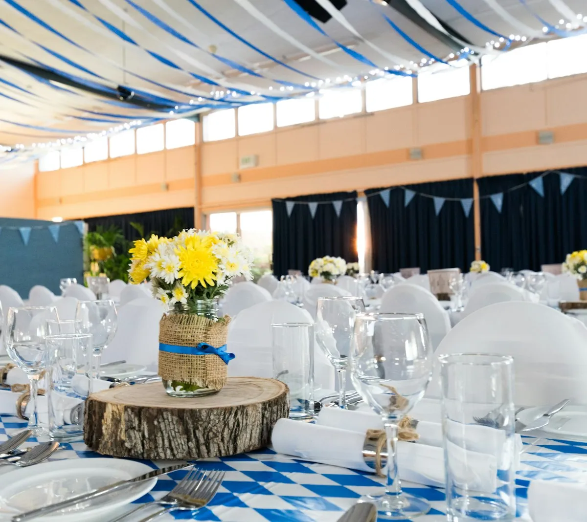 Destination wedding overlooking coastal cliffs