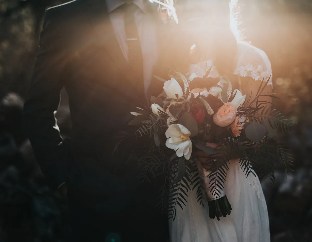 Couple portrait in soft light